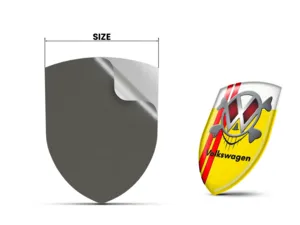 VW Wasserfestes Etikett Stilvoll Anpassbar Design